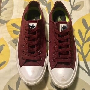 Converse All-Star. Maroon. Size W 8.5, M 6.5